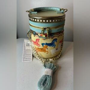 Disney Parks D23 Expo Exclusive King Arthur's Carousel Loungefly Crossbody